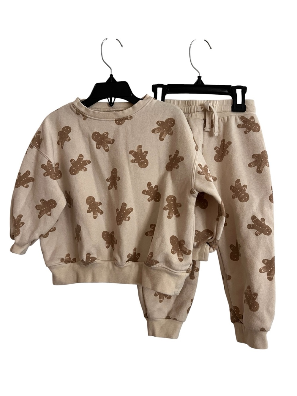 Rylee + Cru Beige Gingerbread Print Set